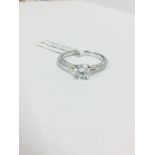 Platinum Diamnd Solitaire Ring ,