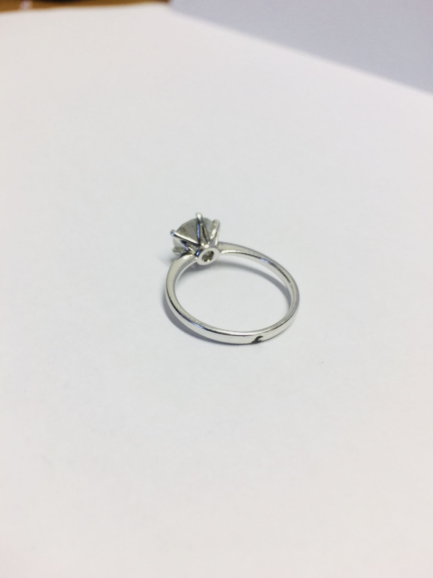 Diamond Solitaire Ring, - Image 3 of 6