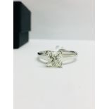 Platinum Diamond Solitaire Ring,