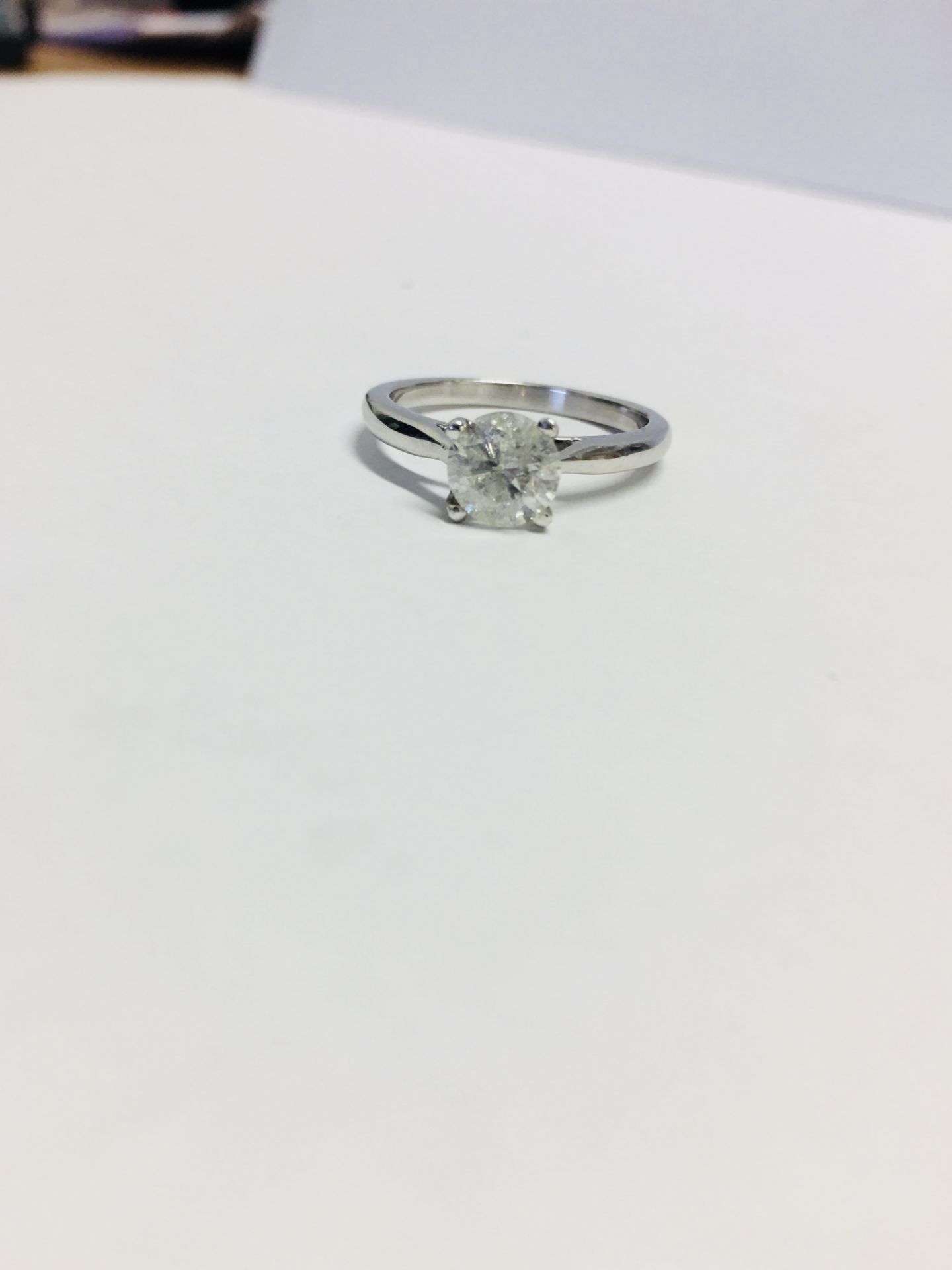 1Ct Brilliant Cut Diamond Solitaire Ring,