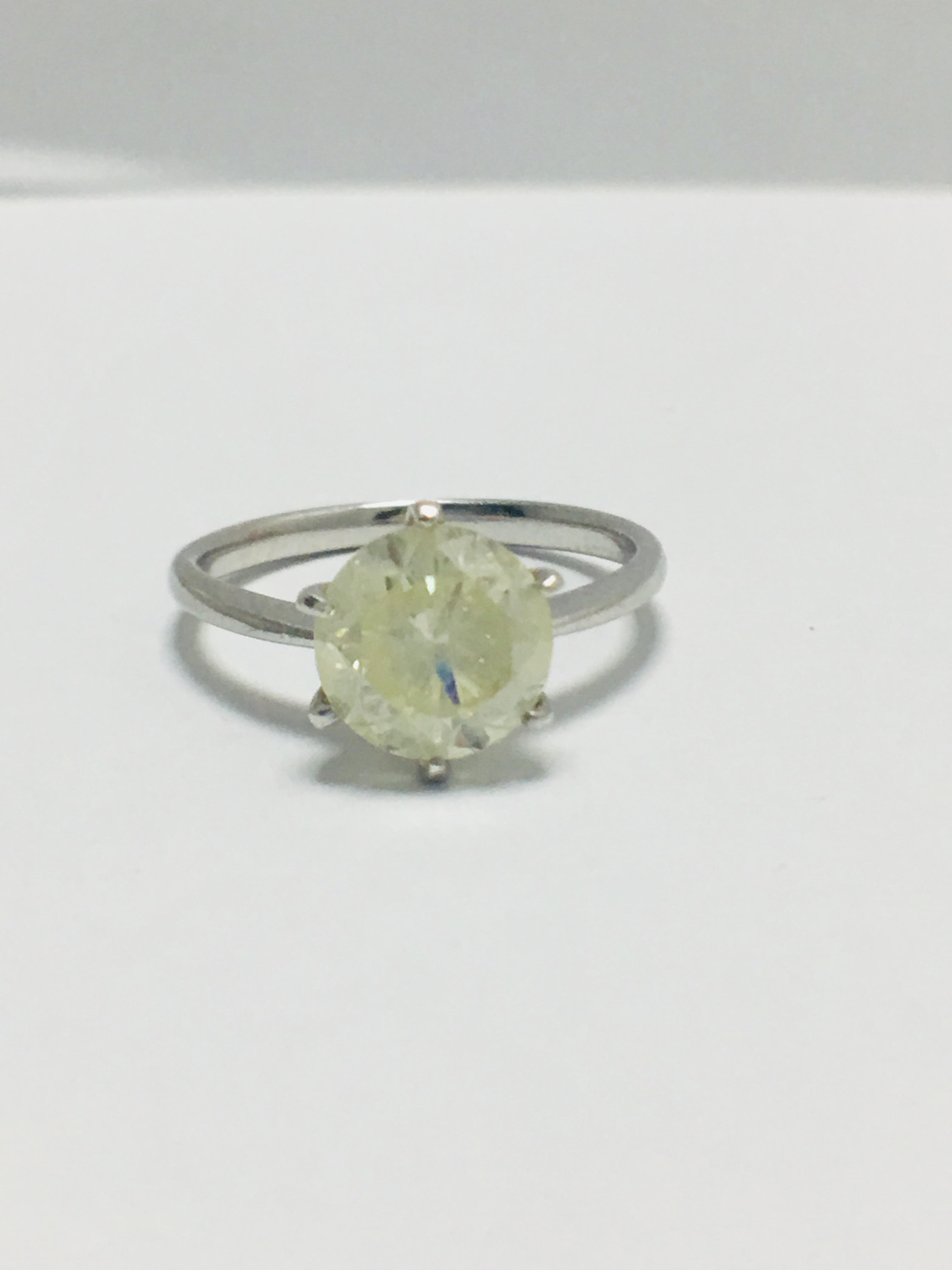 2ct Brilliant cut solitaire ring - Image 8 of 9