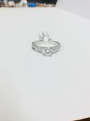 Platinum Diamond Solitaire Ring,