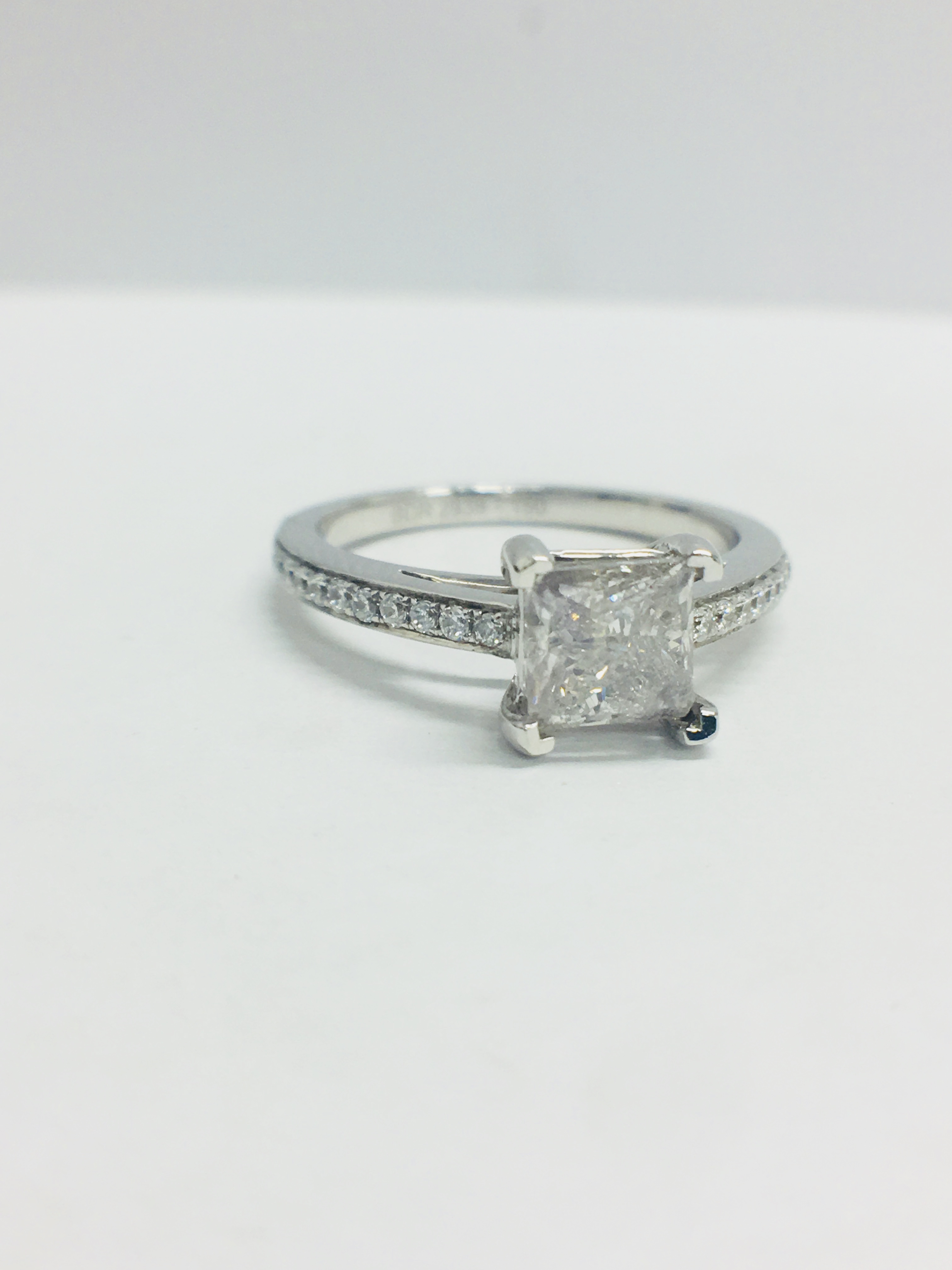 1Ct Princess Cut Natural Diamonds, - Image 9 of 9