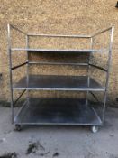 Stainless Steel Hupfer Bakery Tray Rack / Trolley