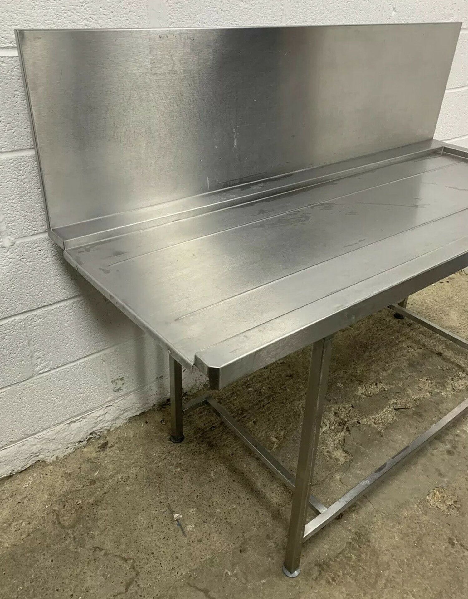 Stainless Steel Dishwasher Outlet / Exit Table