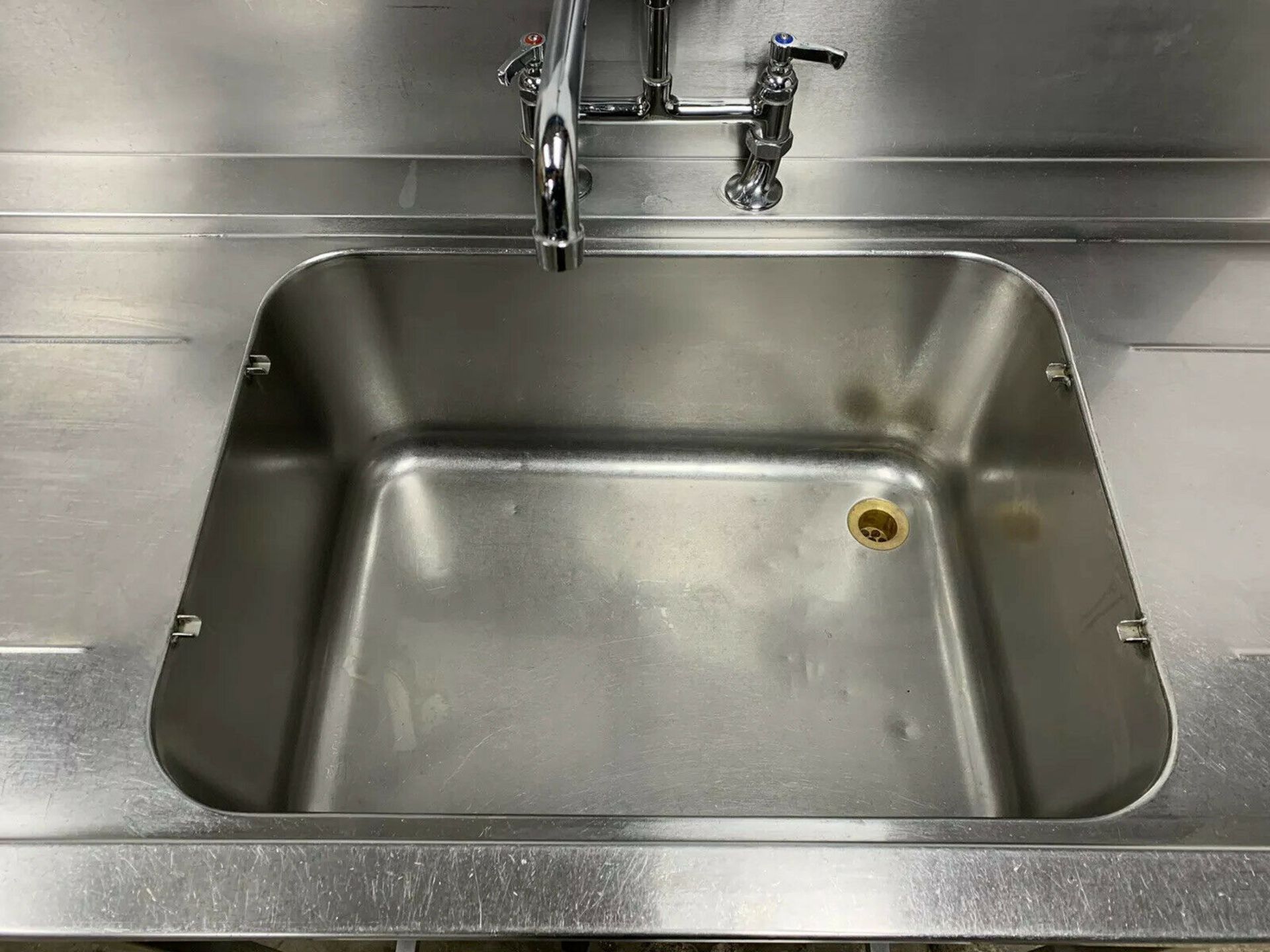 Stainless Steel Lefthand Dishwasher Entry / Inlet Sink With Reach Tap - Image 5 of 5