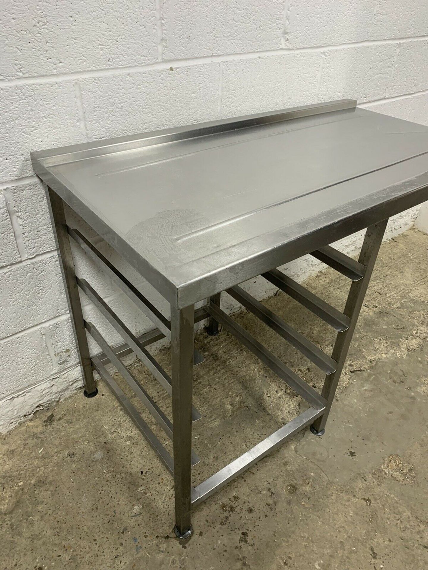 Stainless Steel Dishwasher Outlet / Exit Table