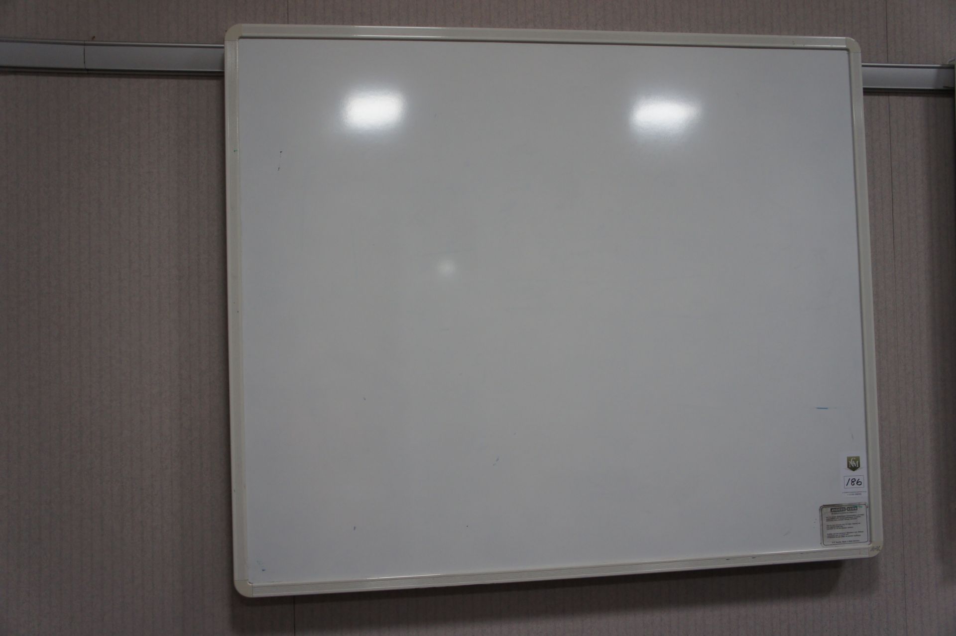 Anders & Kern track mounted white board and flipchart unit