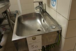 Stainless steel hand wash sink