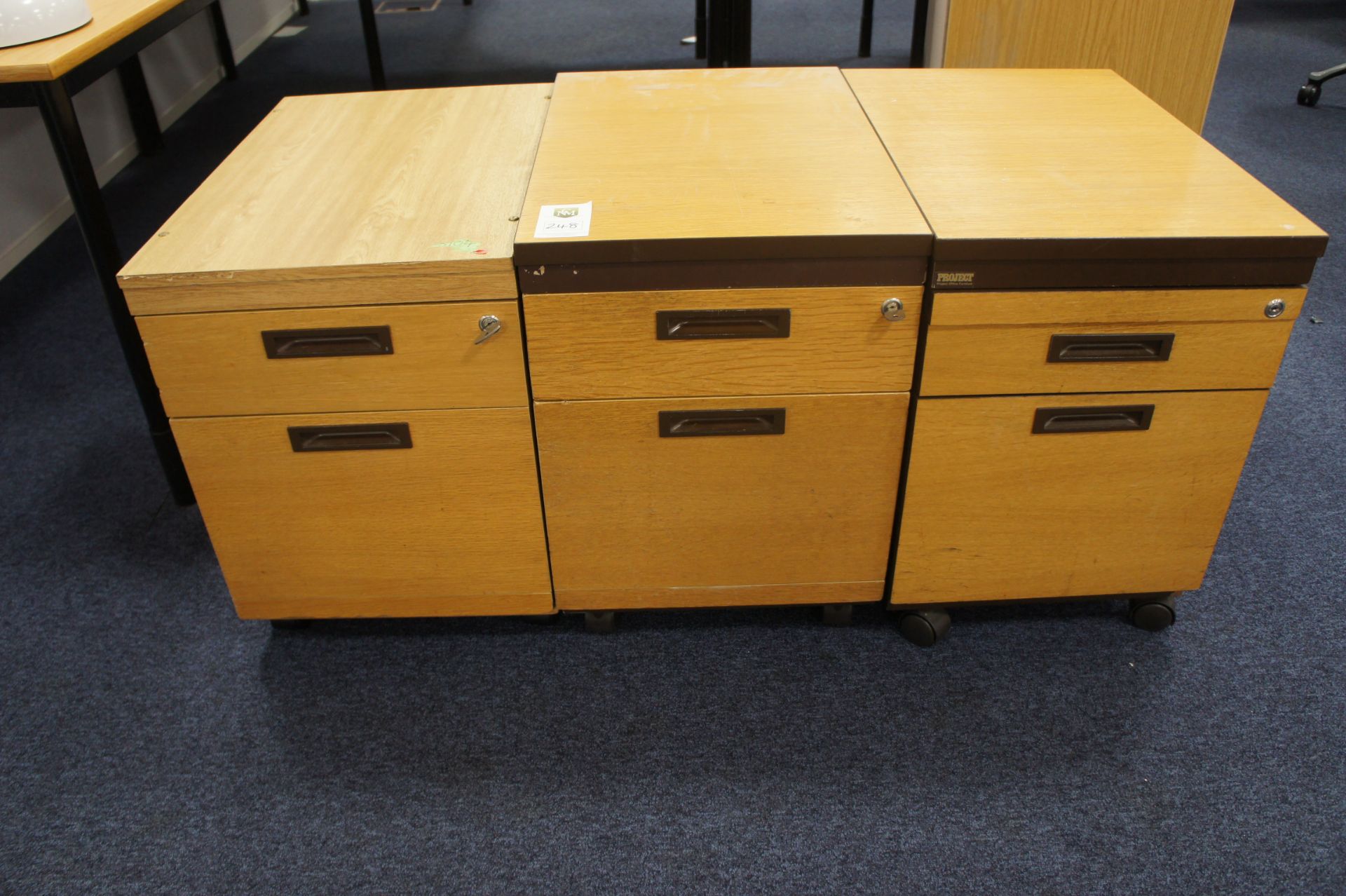 3 x 2 drawer pedestals