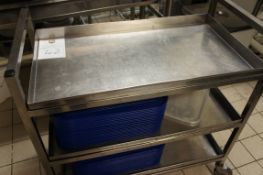 3 tier service trolley