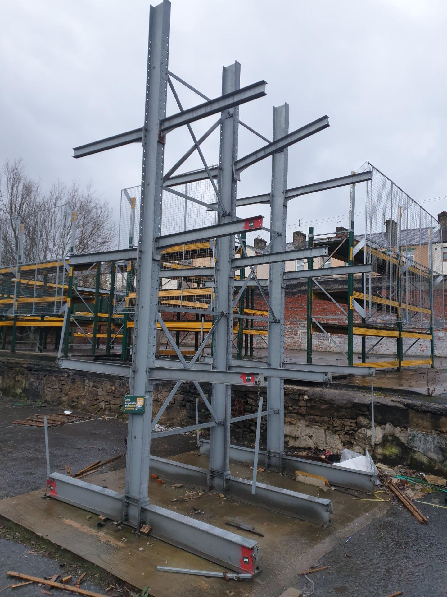 2 Sided Galvanized Cantilever Racking