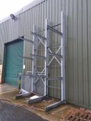 Single sided Galvanized Cantilever Racking