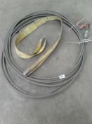 Winch cable and lifting sling