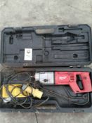 Milwaukee diamond drill 110 V