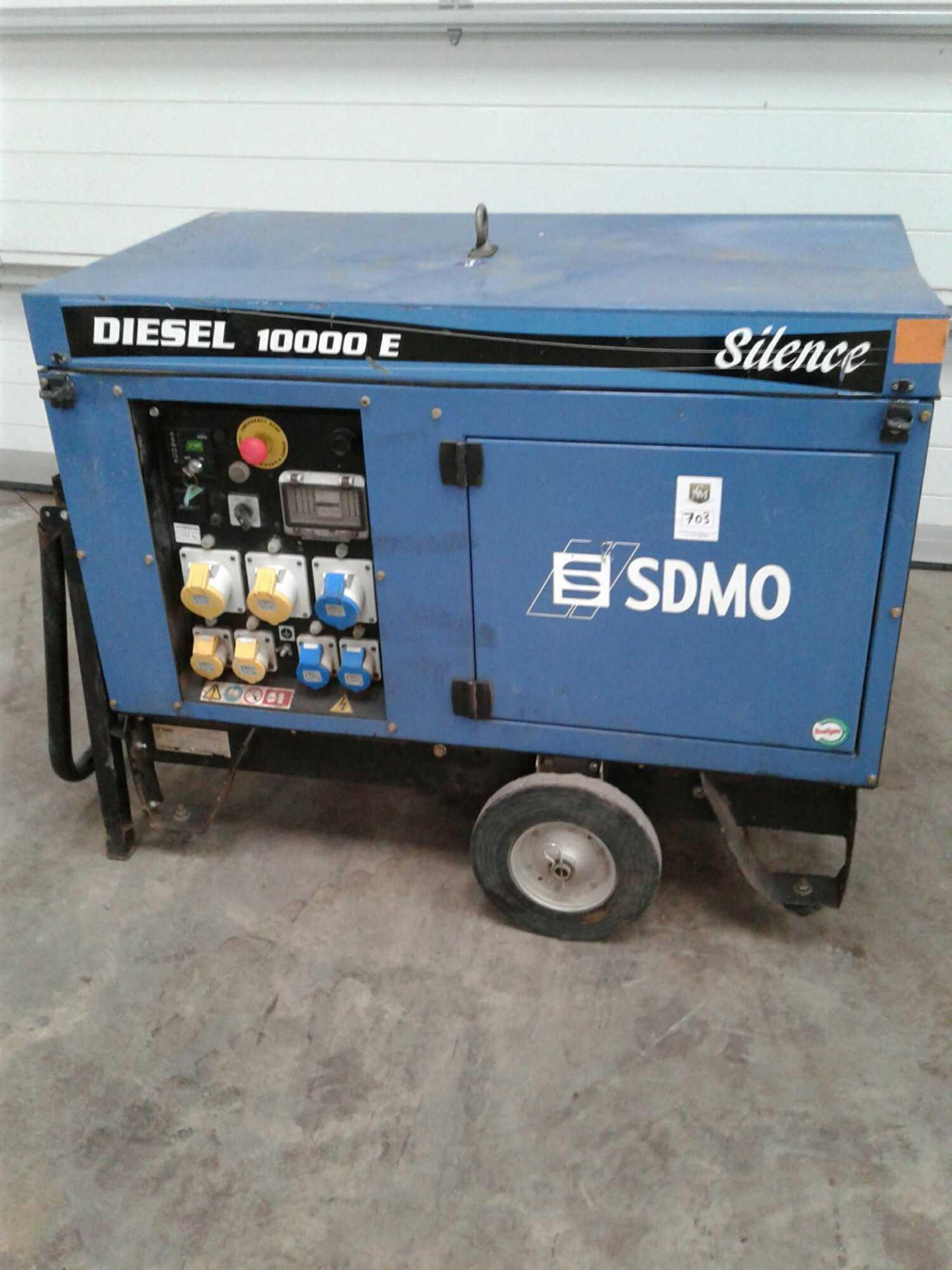 SDMO silent 10kva diesel generator