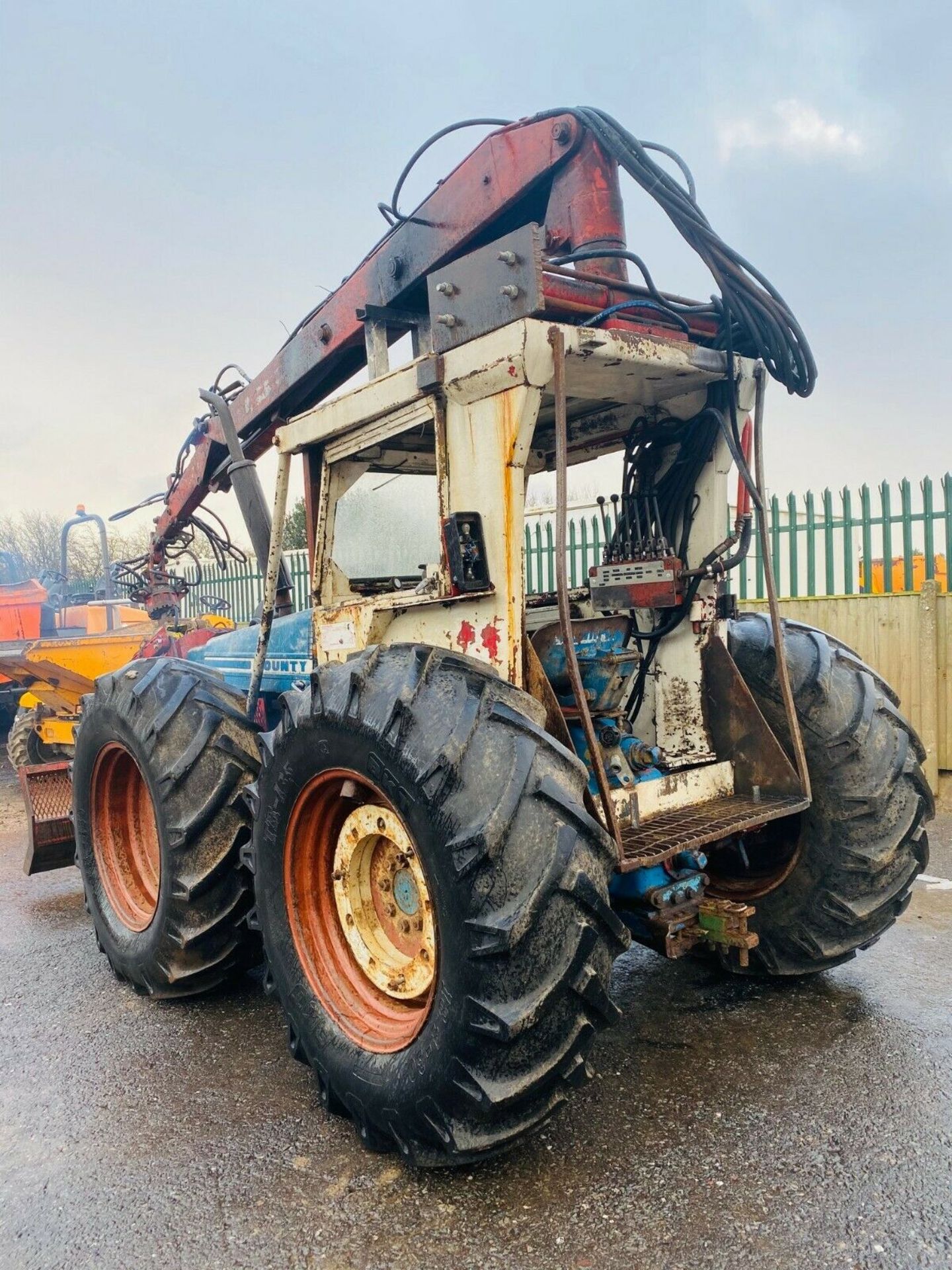 Ford County 1164 Forestry Tractor Crane Fitted - Image 4 of 12