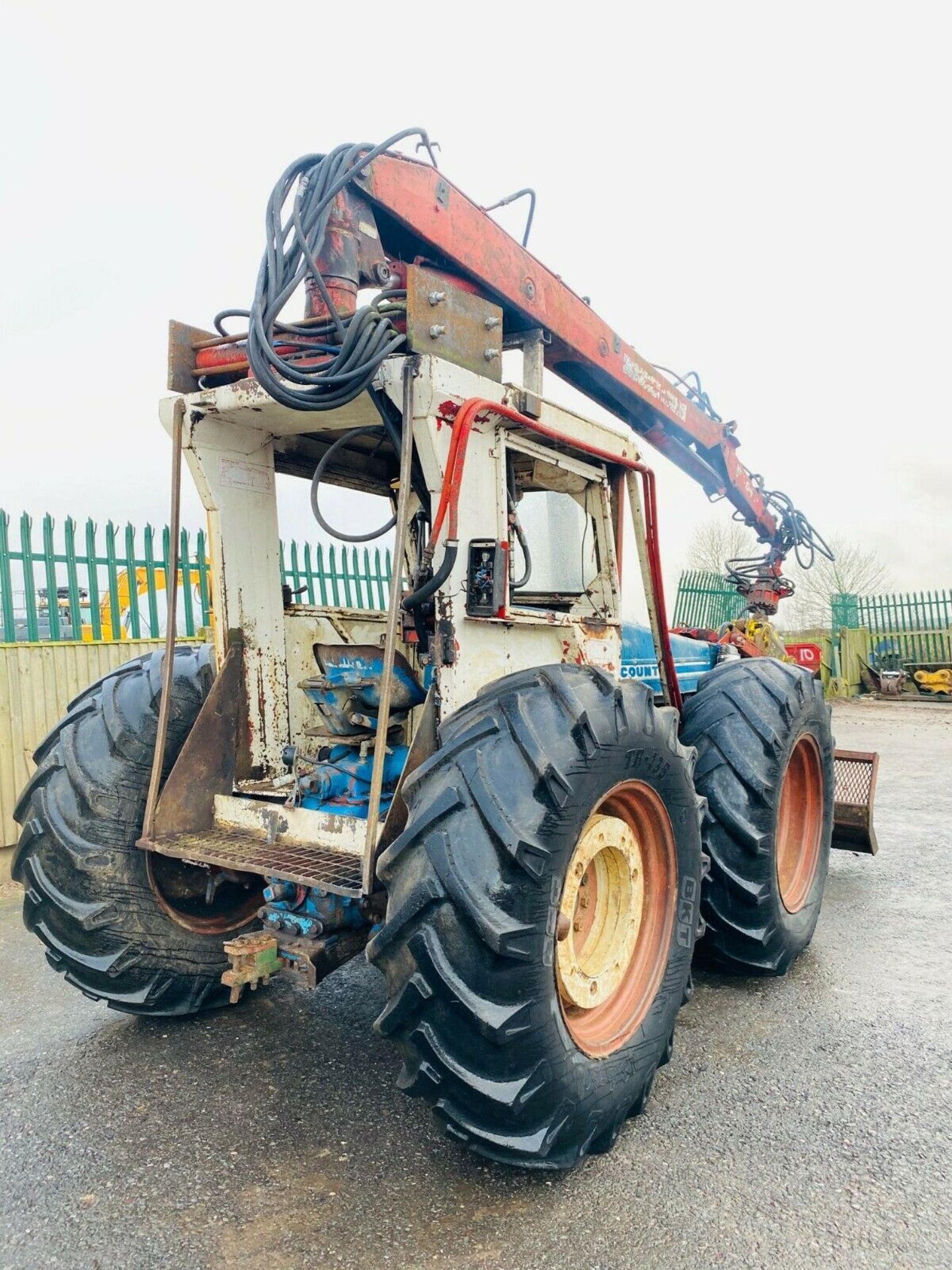 Ford County 1164 Forestry Tractor Crane Fitted - Image 5 of 12