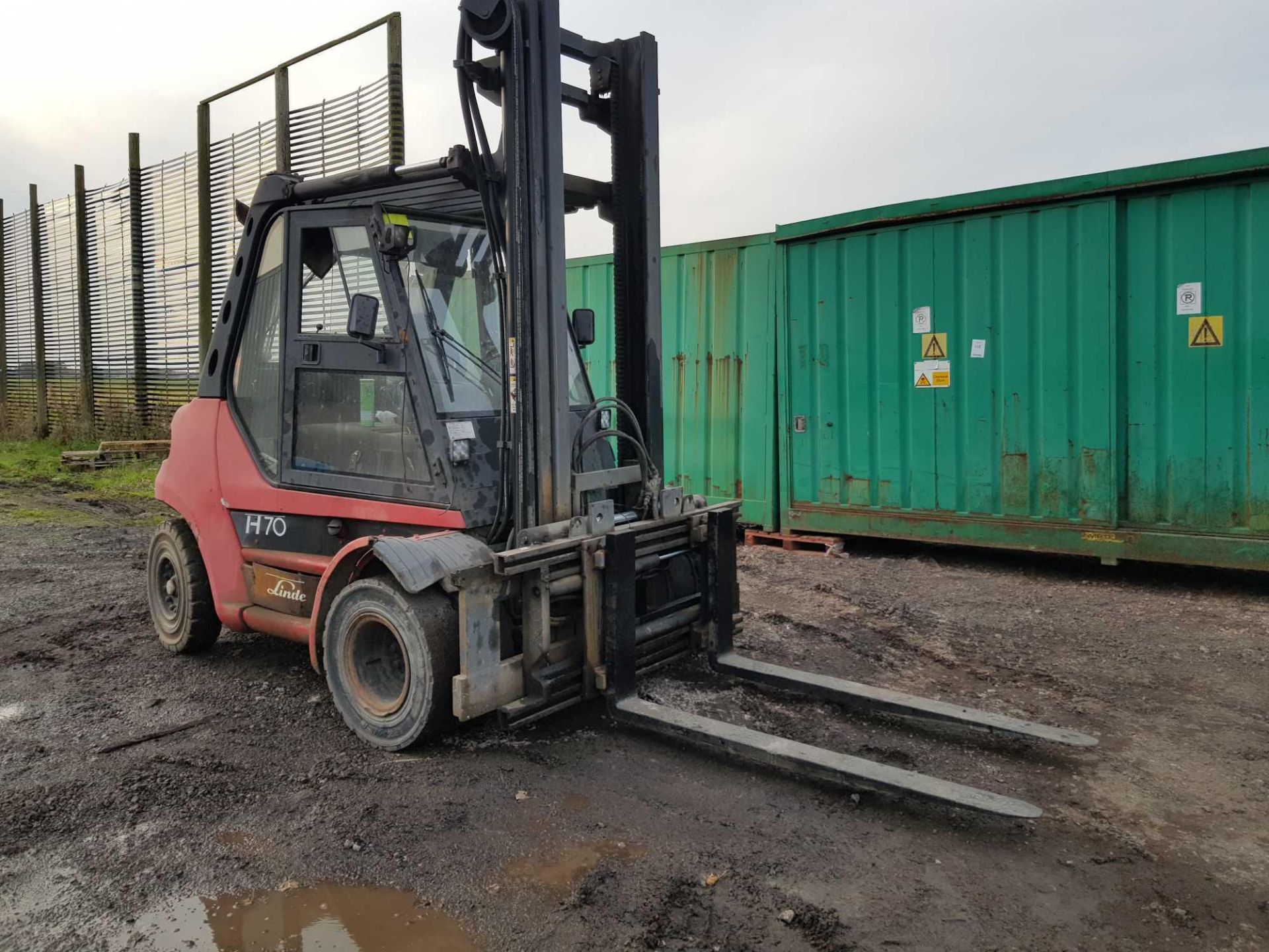 Linde H70 Diesel Forklift - Image 4 of 8