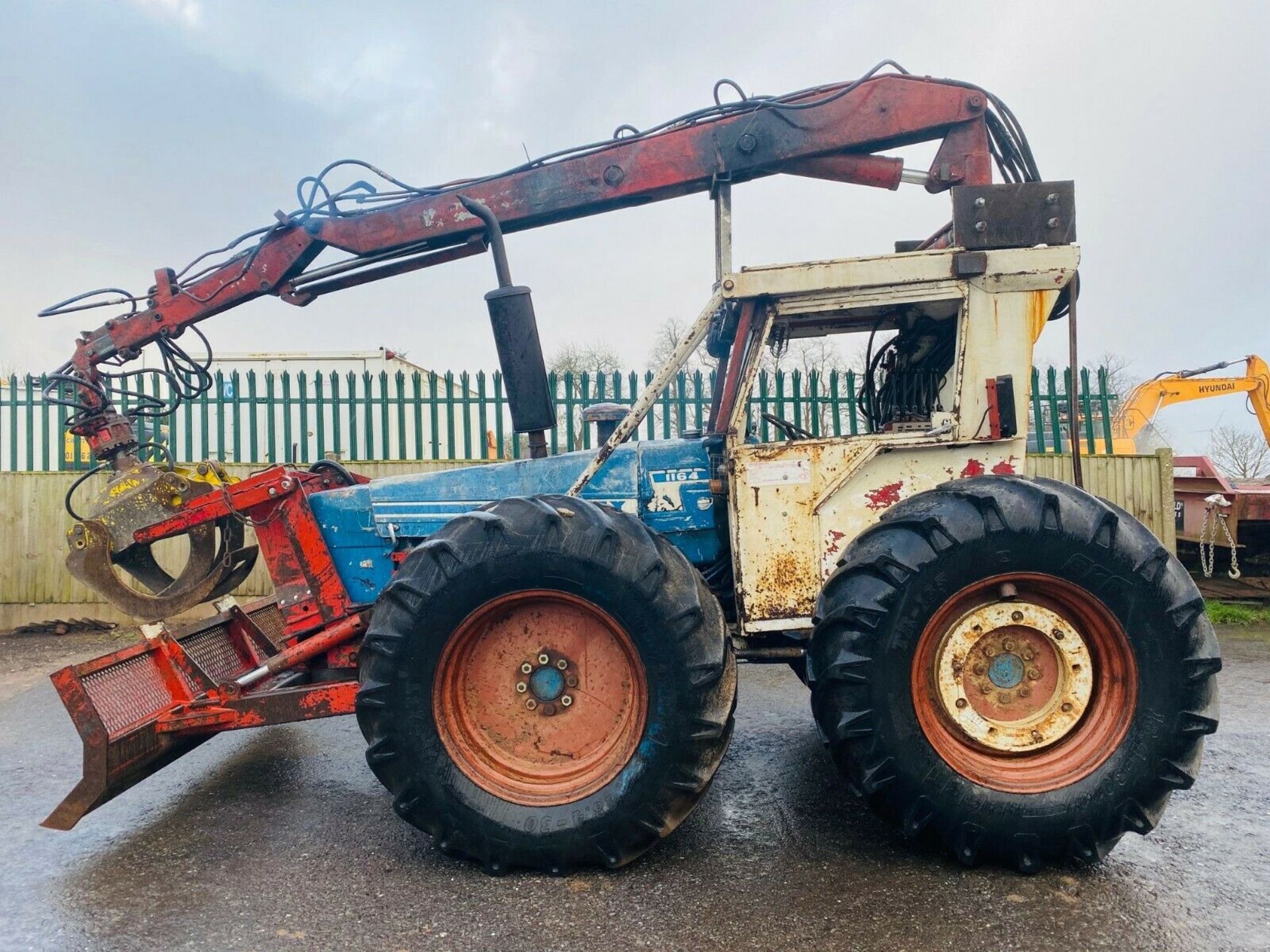 Ford County 1164 Forestry Tractor Crane Fitted - Image 11 of 12