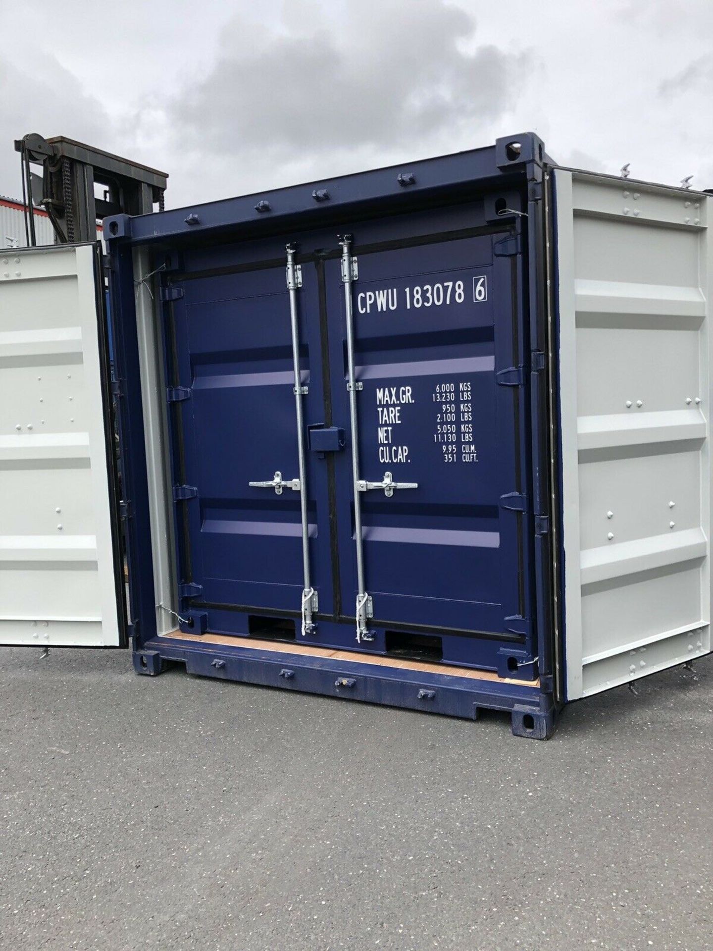 8’ foot Steel Secure Storage Container - Image 5 of 7