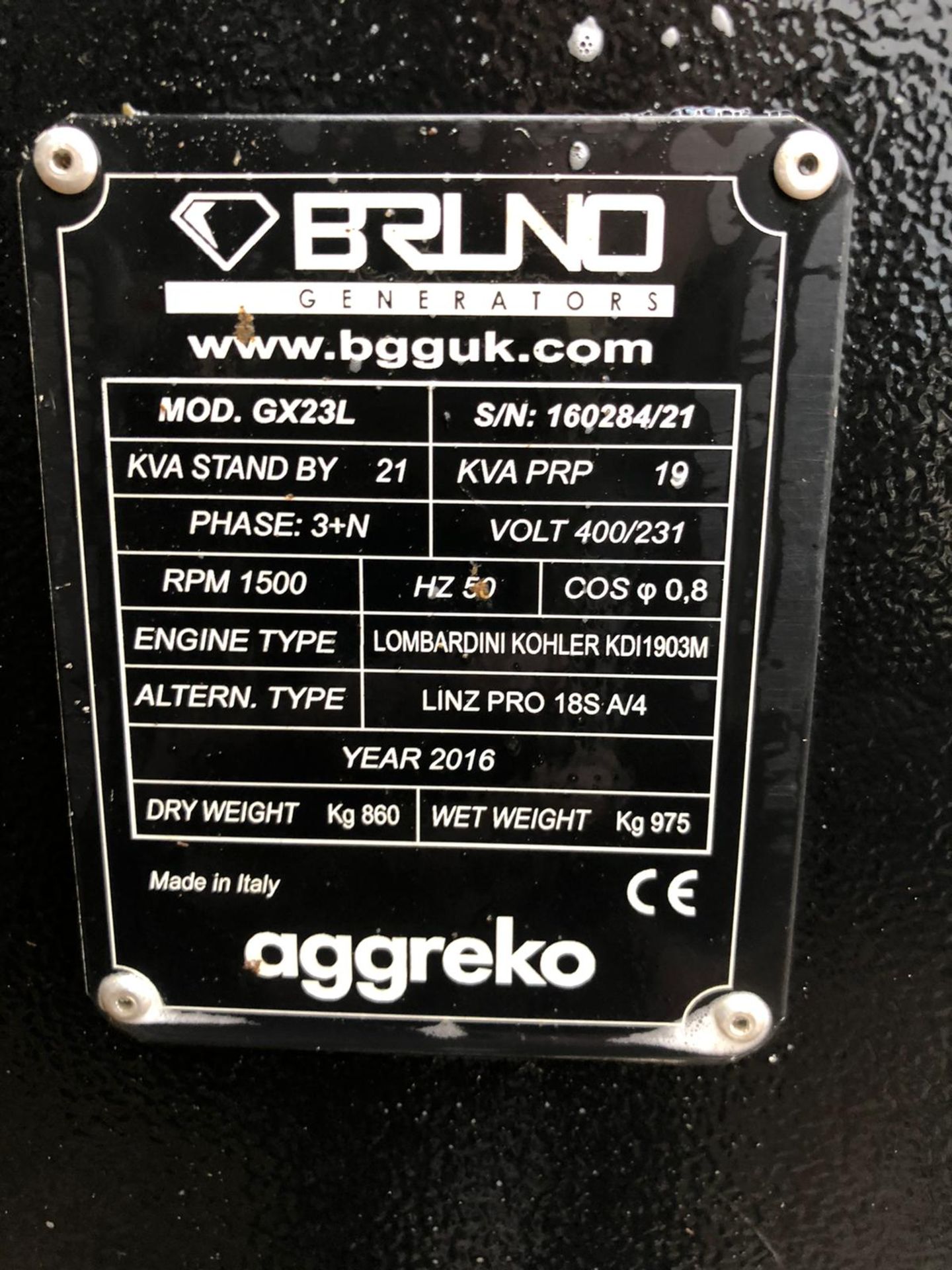 Bruno GX23L Generator - Image 7 of 7