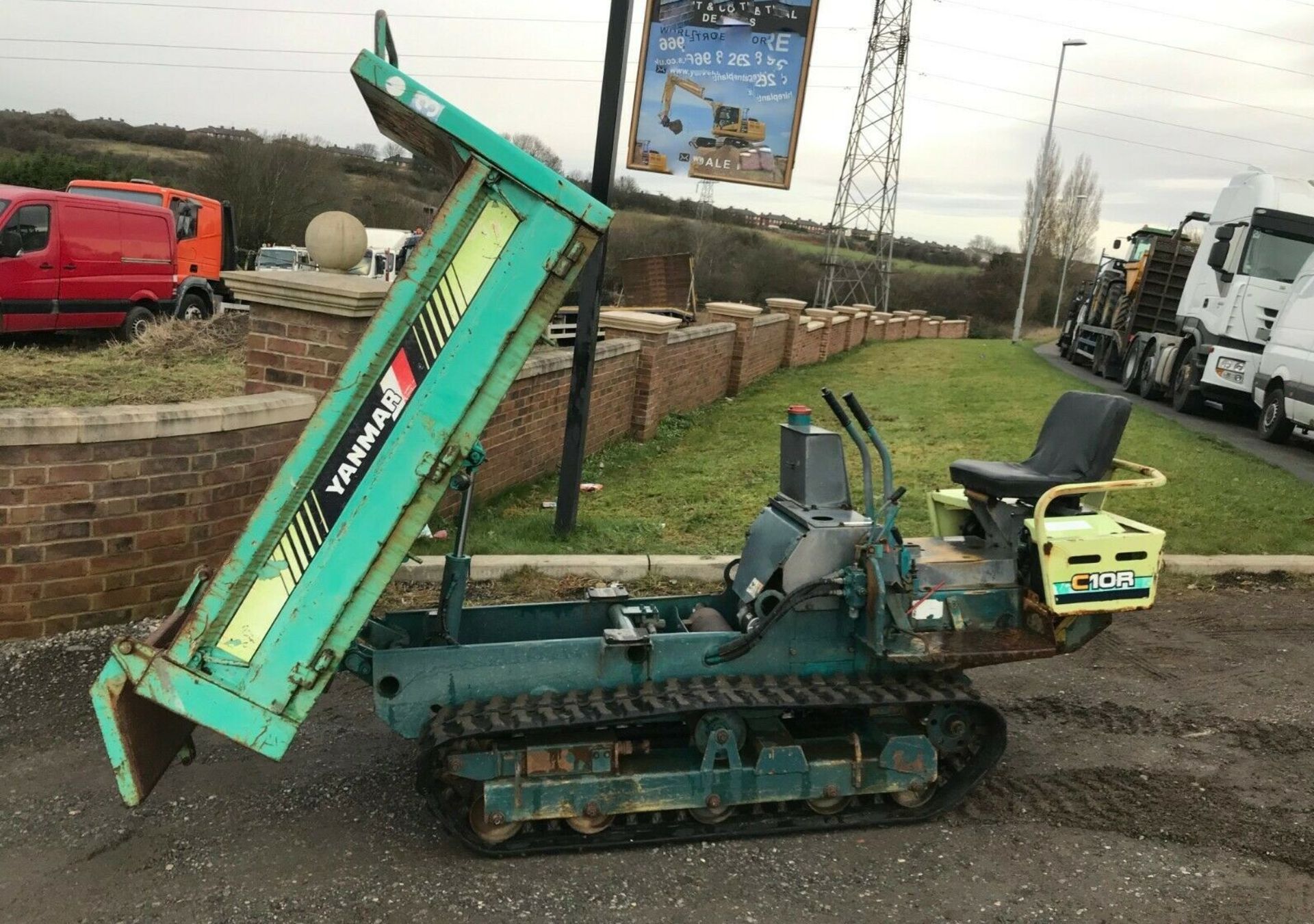 Yanmar C10R Tracked Dumper - Image 4 of 9