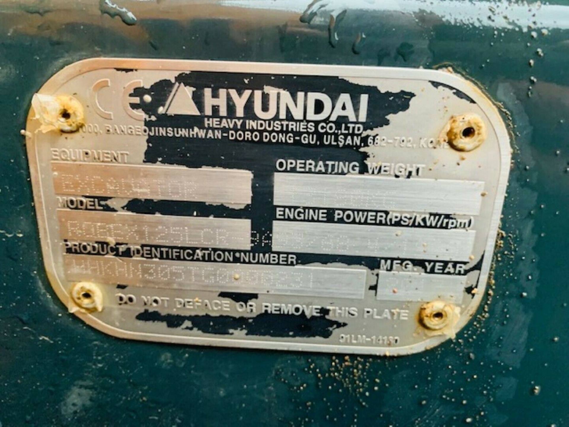 Hyundai Robex 125 LCR-9A Digger / Excavator - Image 12 of 12