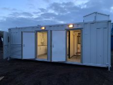 24x9 Anti Vandal Steel Welfare Unit Complete With 10kva Generator