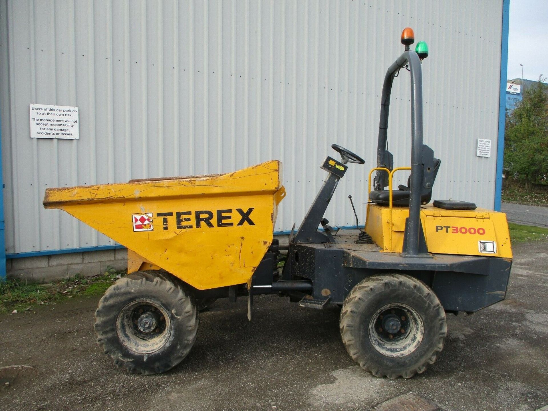 Terex 3 Ton Dumper - Image 9 of 10