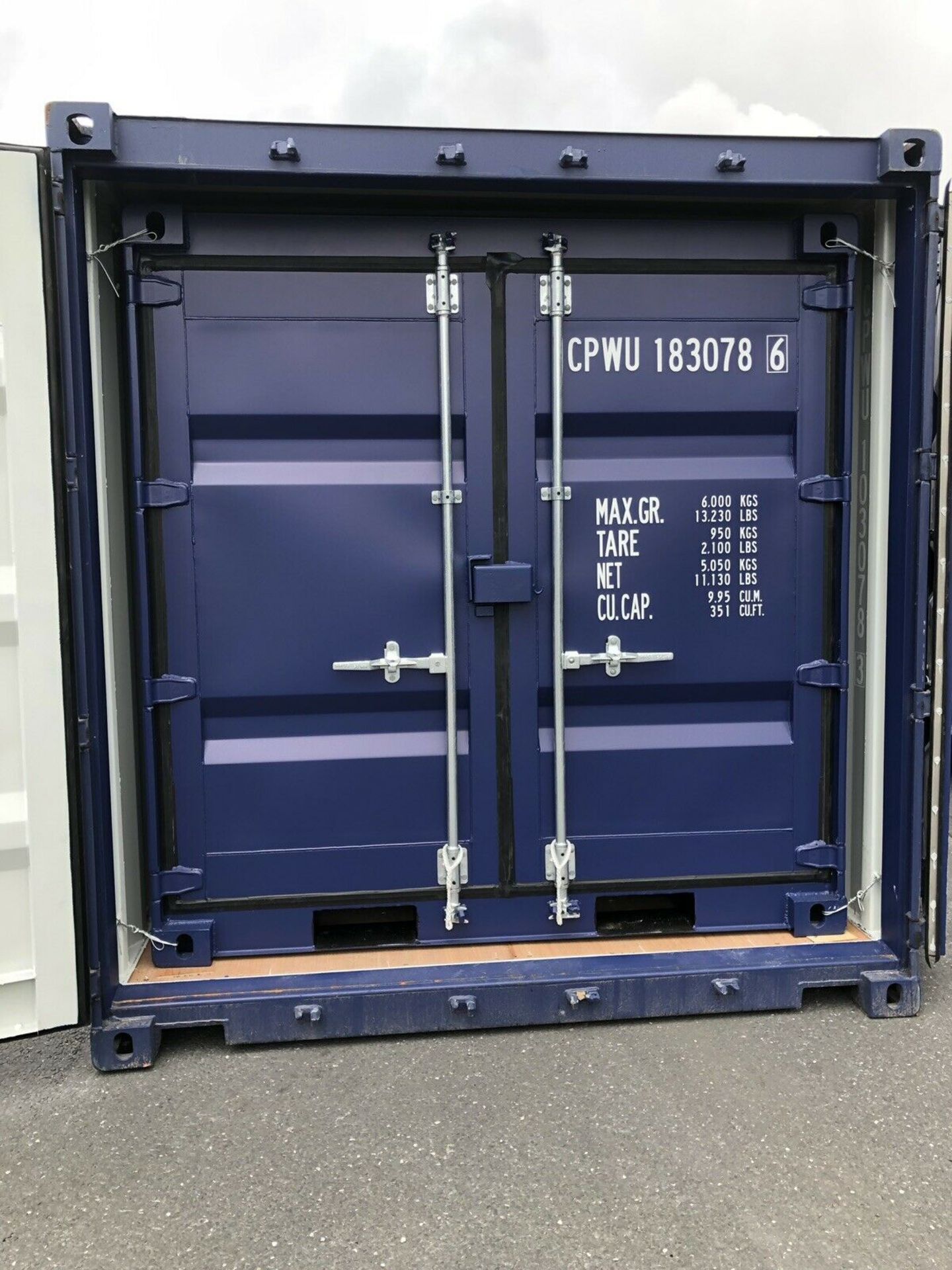 8’ foot Steel Secure Storage Container