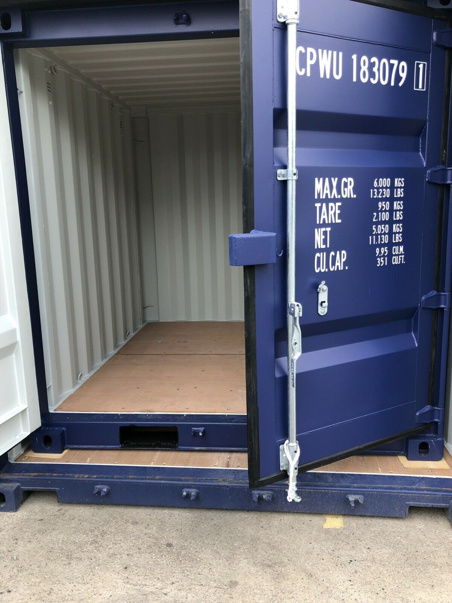 8’ foot Steel Secure Storage Container - Image 6 of 7