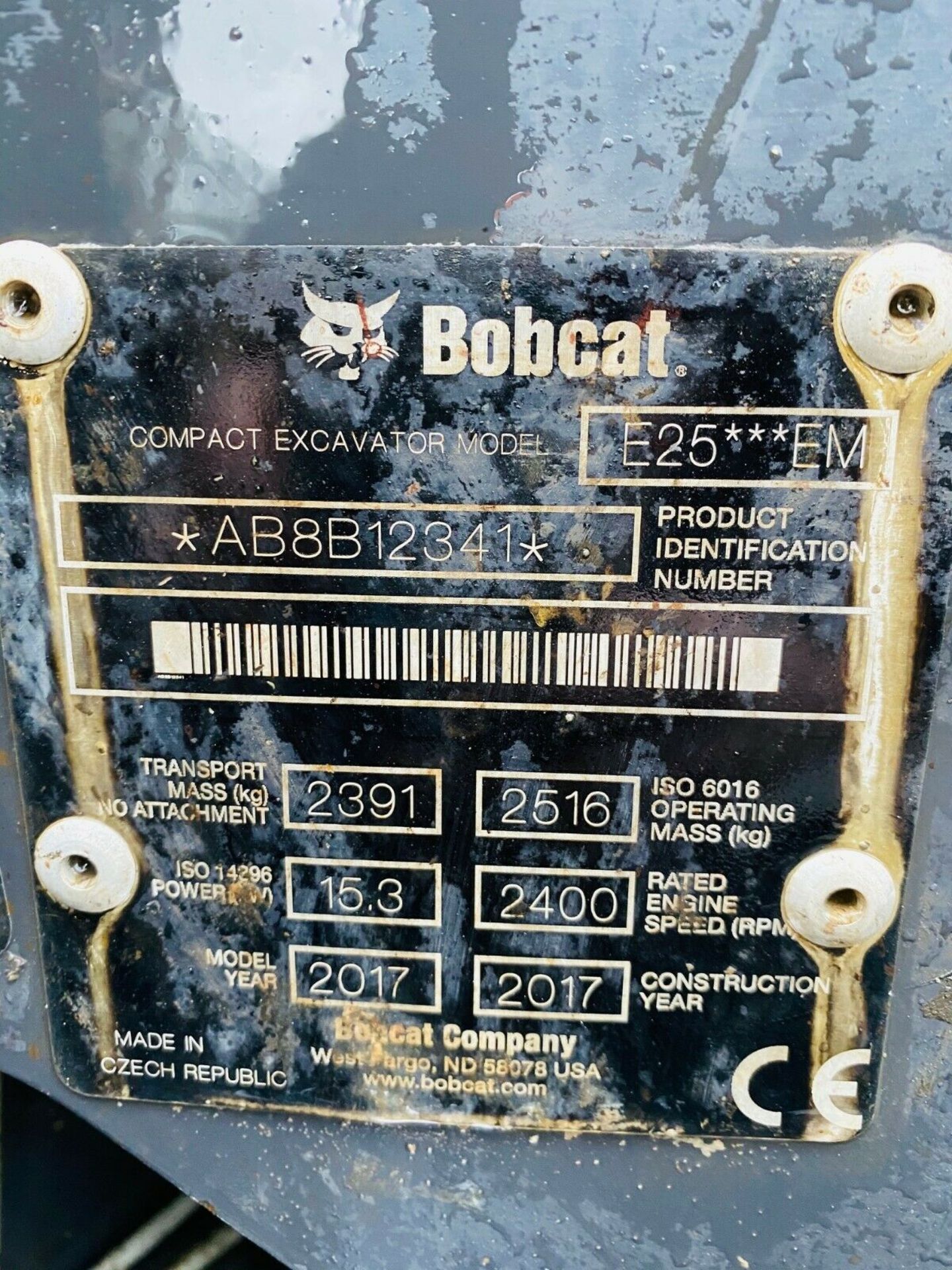 Bobcat E25 Excavator - Image 11 of 12