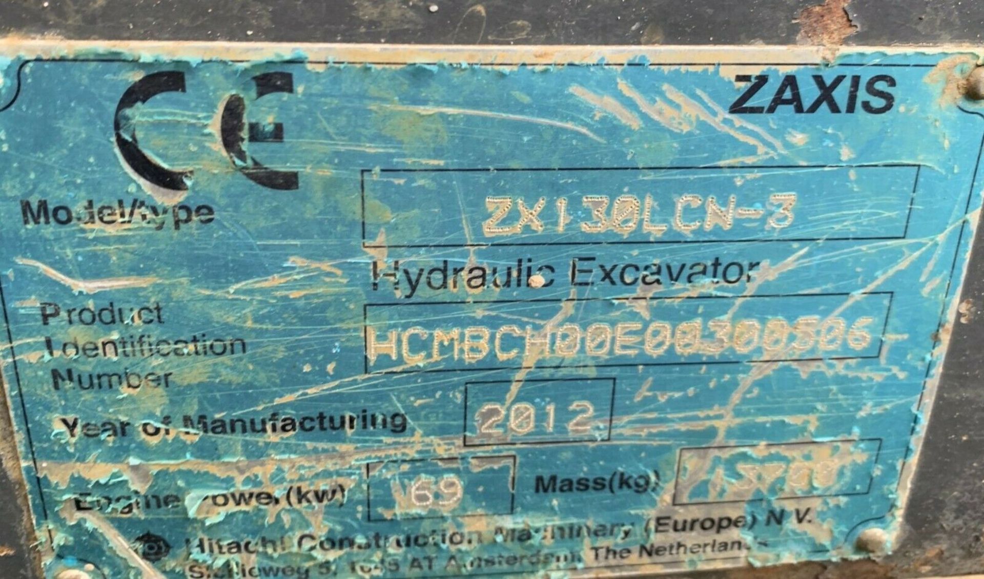 Hitachi ZX130 Excavator - Image 2 of 10