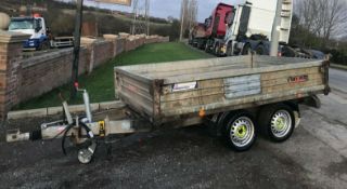 Indespension Tipping Trailer Twin Axle