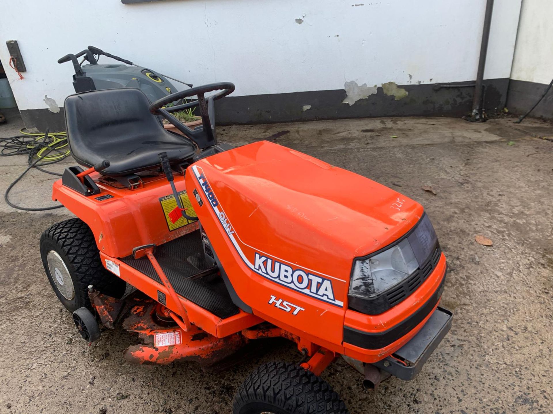 Kubota petrol ride on mower - Image 2 of 2