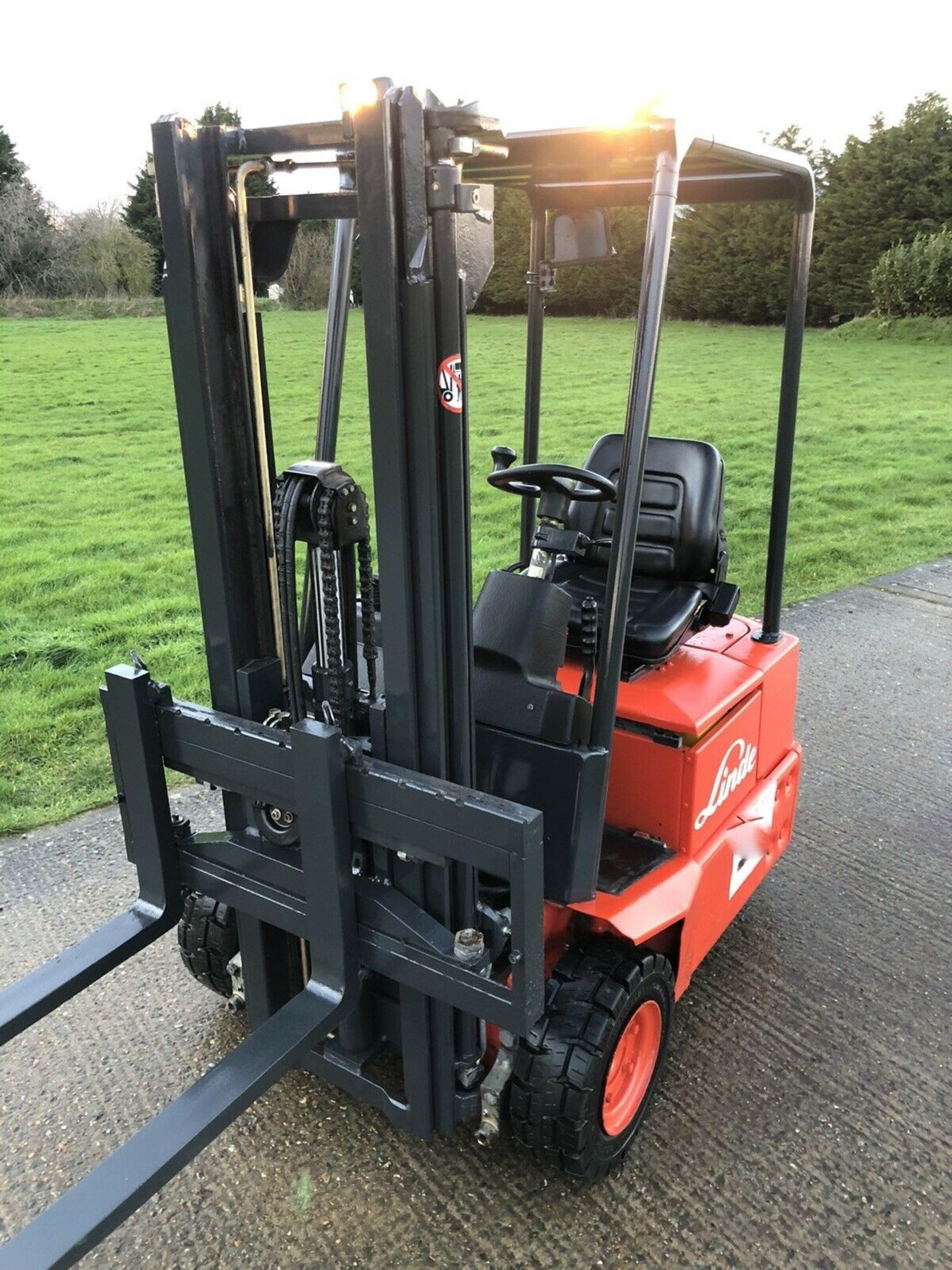 Linde Electric Forklift Truck E12 - Image 9 of 9