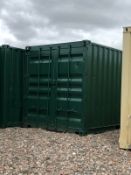 Refurbished 10 Foot X 8 Foot Steel Storage Shipping Container