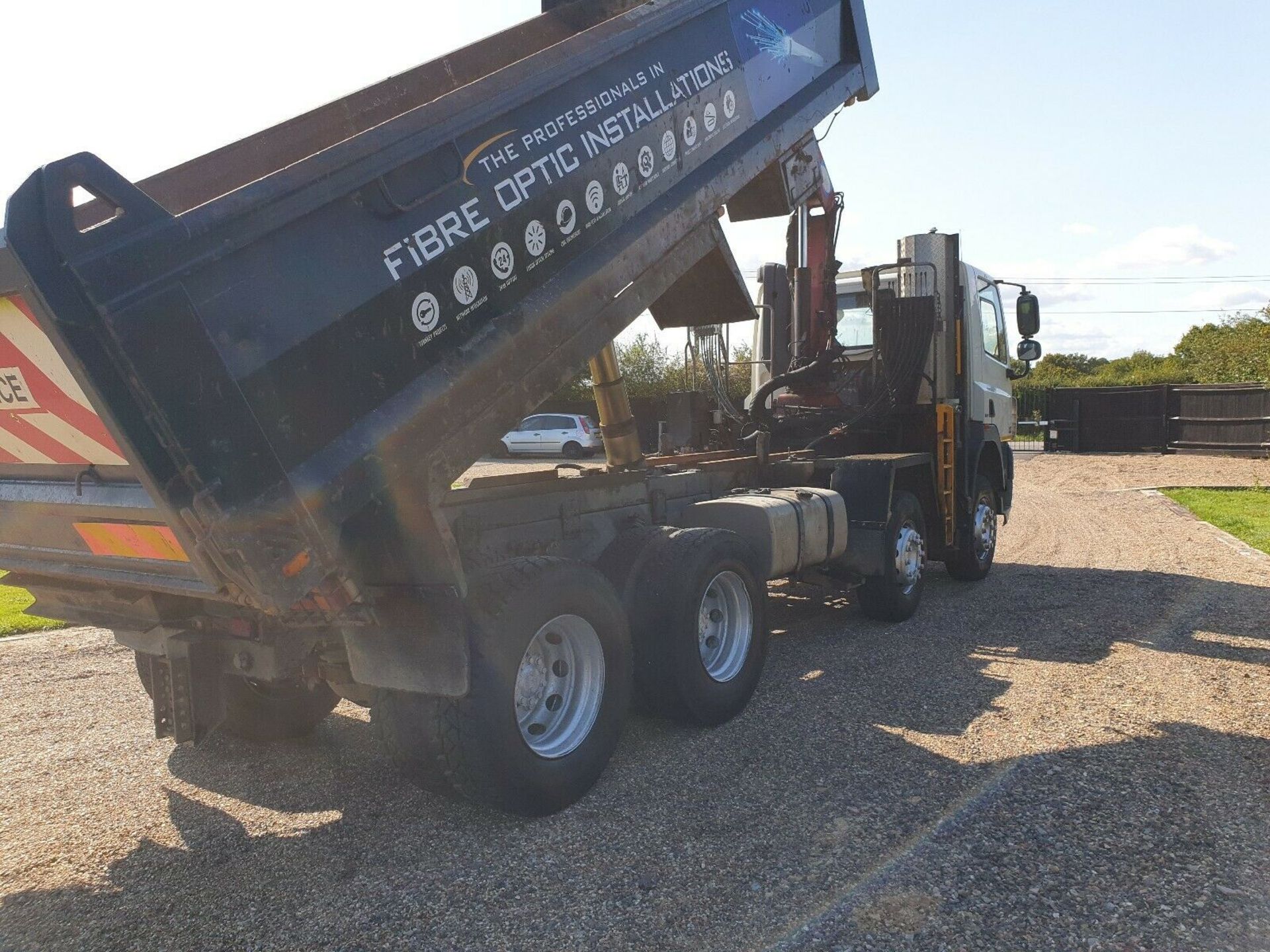 Daf 85 8x4 Grab Tipper Lorry Hmf1224 Crane - Image 9 of 12