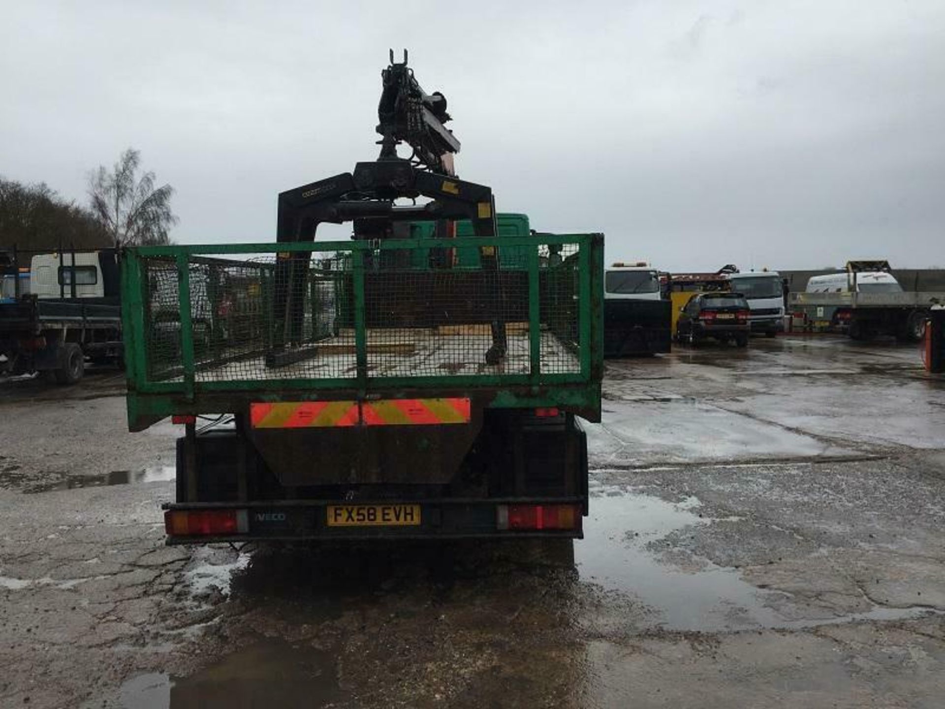 Iveco Eurocargo 180 E25 Drop side With PM Series 10 Crane Kinshofer Brick Grab - Image 2 of 12