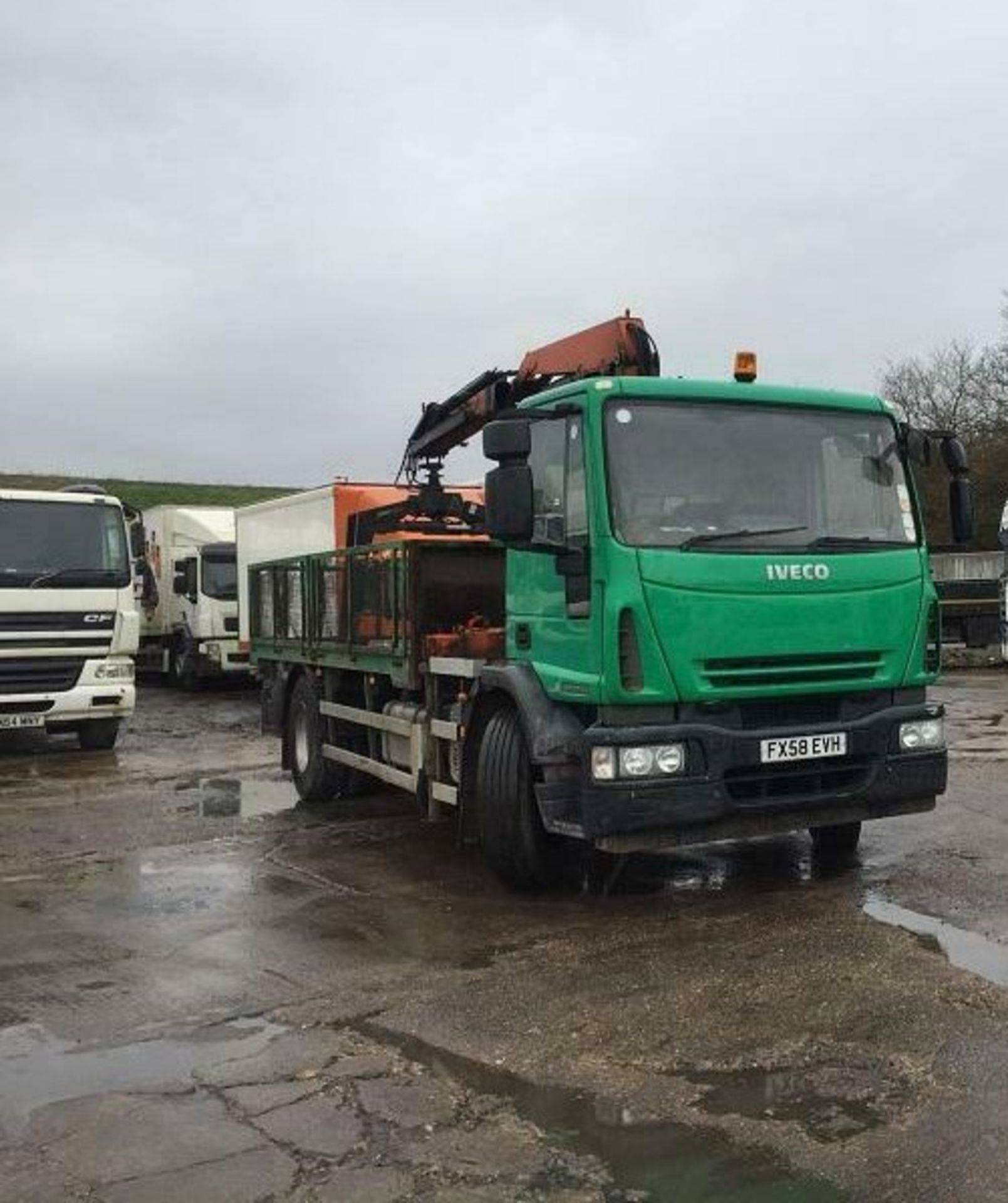 Iveco Eurocargo 180 E25 Drop side With PM Series 10 Crane Kinshofer Brick Grab - Image 11 of 12