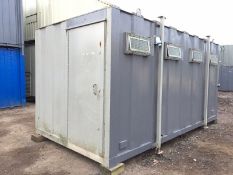 Anti Vandal Steel Portable Toilet Block