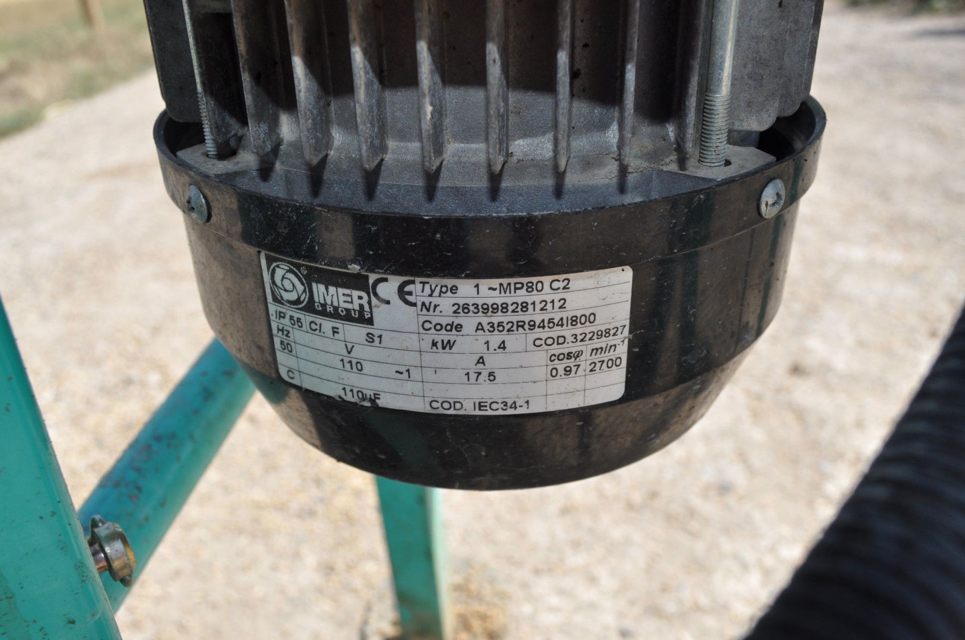 Imer Portable Vertical Shaft Mixer 110v - Image 5 of 7