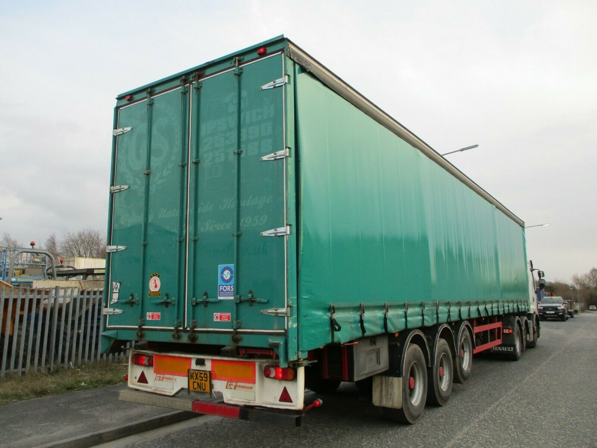 GT Fruehauf Curtain Side Trailer - Image 5 of 12