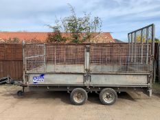 Ifor Williams LM126 Flat Bed Cage Trailer