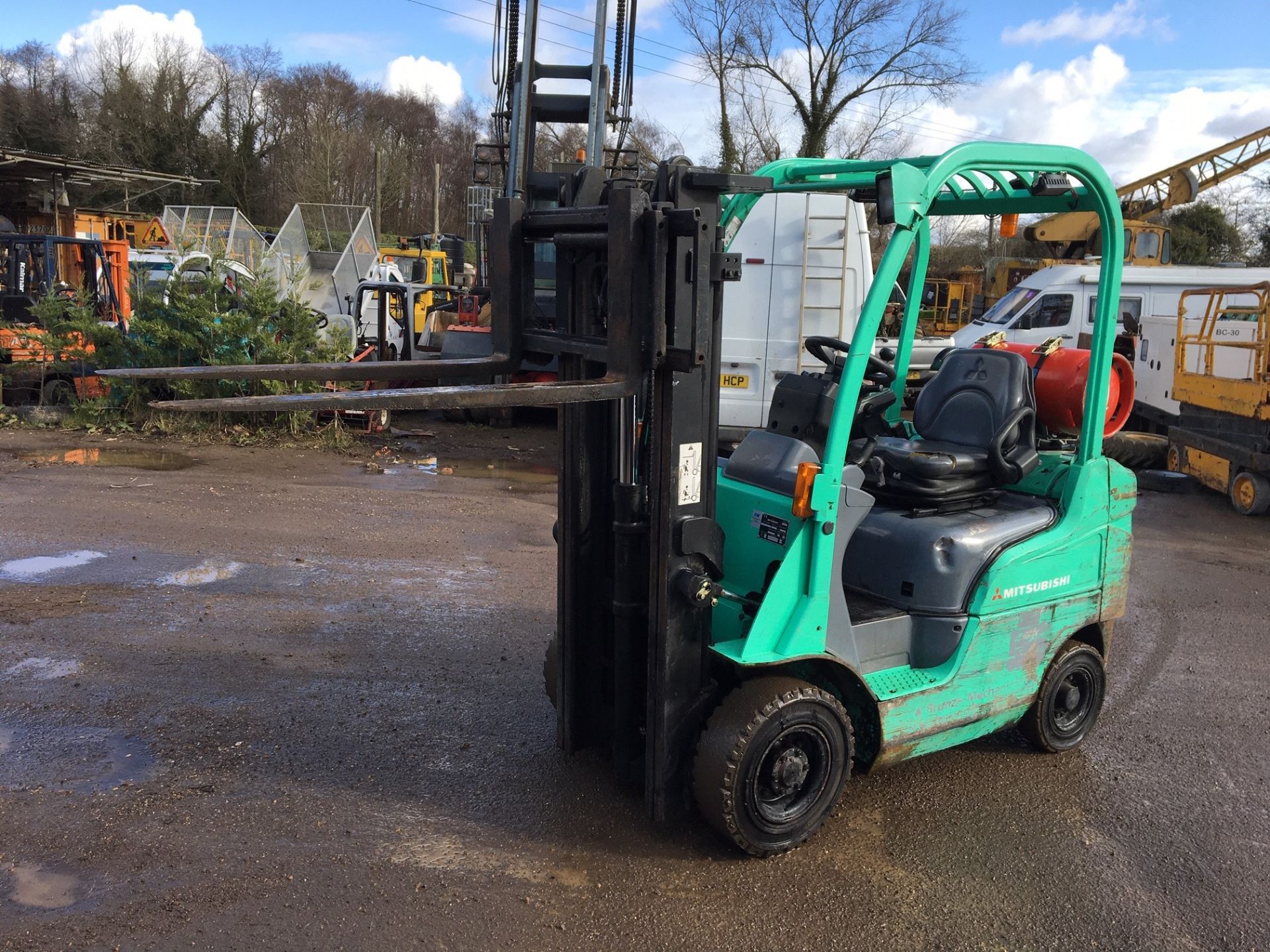 Mitsubishi FG18 LPG Forklift, - Image 5 of 5