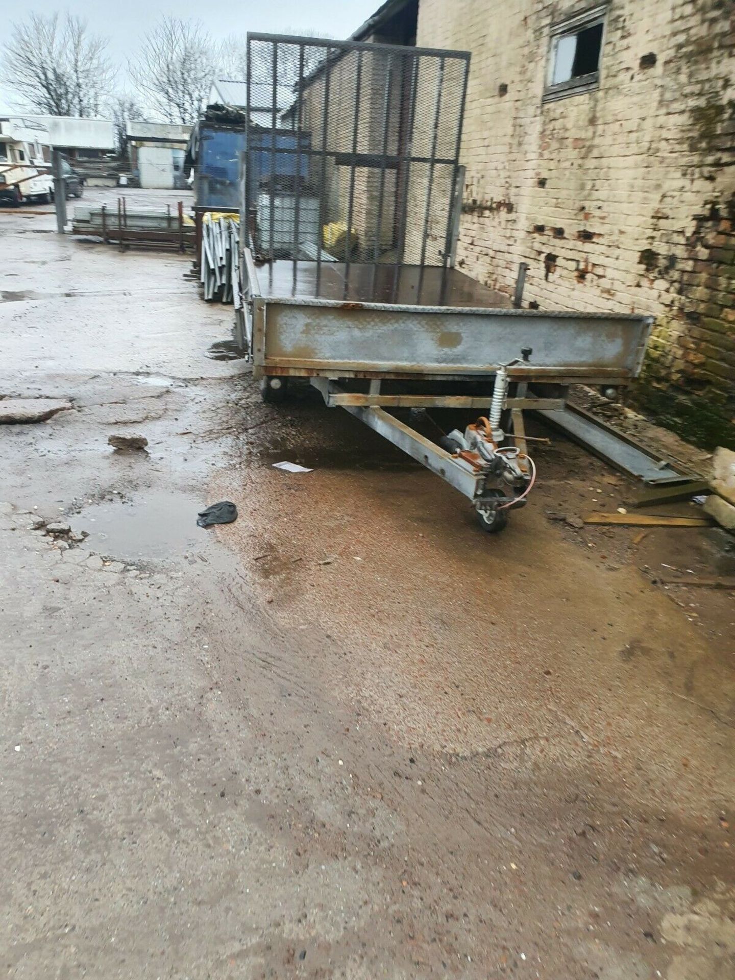 Indespension Drop Side Trailer With Rear Ramps NO VAT - Image 2 of 4