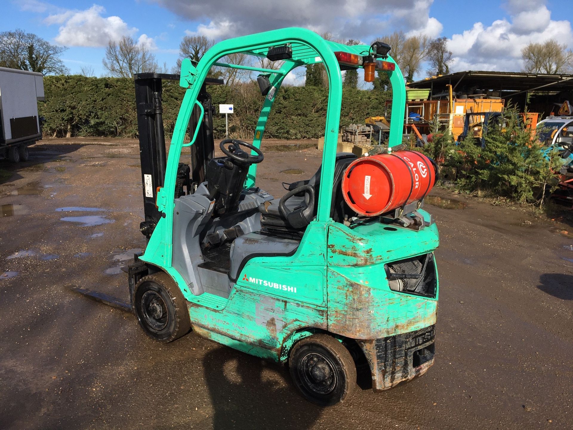 Mitsubishi FG18 LPG Forklift, - Image 3 of 5