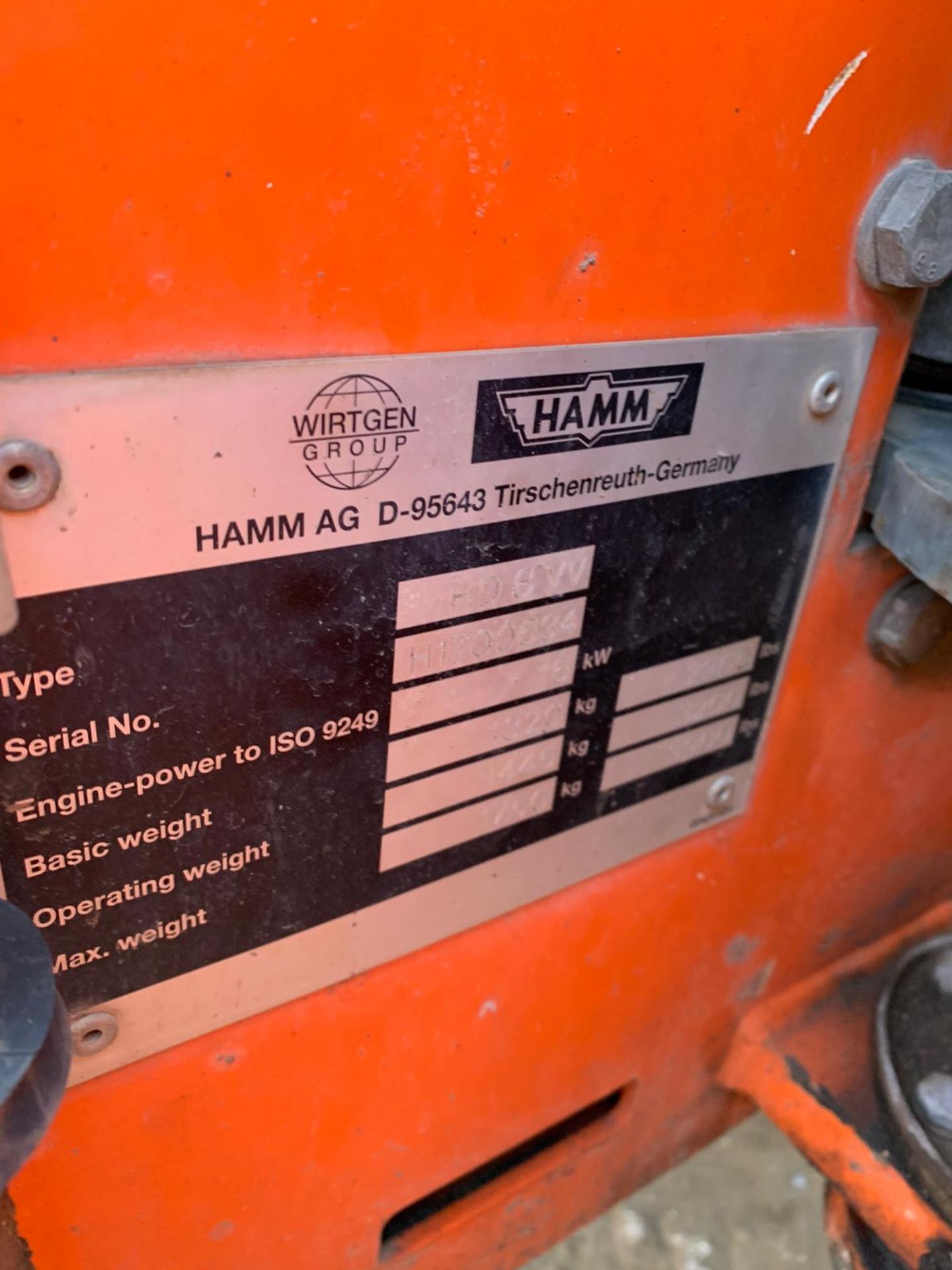 Hamm HD8 Double Drum Diesel Roller - Image 5 of 8