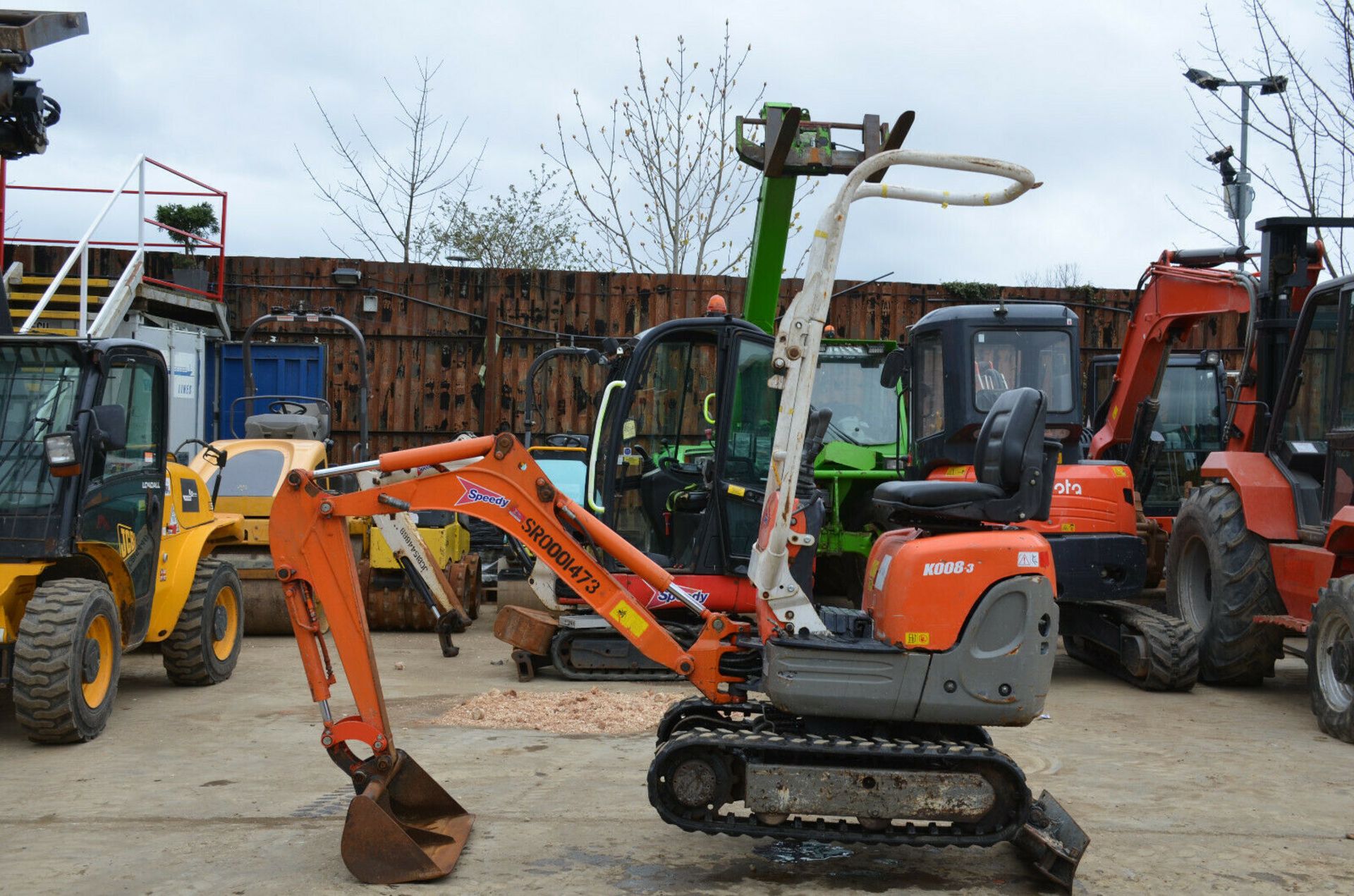 Kubota K008-3 Micro Excavator - Image 10 of 12